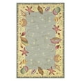 thumbnail image 1 of KAS Colonial 2'5" x 4'2" Hand-Hooked Wool Rug in Blue, 1 of 2