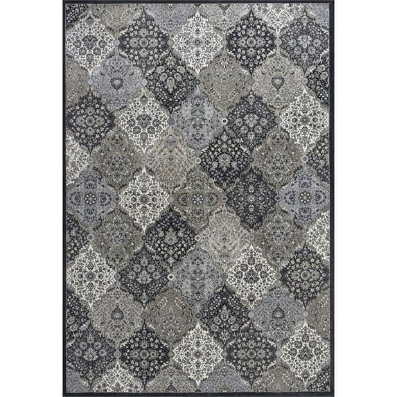 KAS Montecarlo IV 2'2" x 7'10" Runner Rug in Metallic