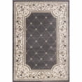 thumbnail image 1 of KAS Rugs Avalon Courtyard Gray/Ivory Area Rug, 1 of 4