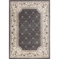 thumbnail image 1 of KAS Rugs Avalon Courtyard Gray/Ivory Area Rug, 1 of 4