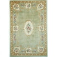 thumbnail image 1 of KAS Ruby 3'3" x 5'3" Hand-Tufted Wool Runner Rug in Sage, 1 of 2