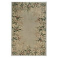 thumbnail image 1 of KAS Rugs Emerald 90 Tropical Border Area Rug, 1 of 3