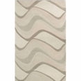 thumbnail image 1 of KAS Rugs Eternity Ivory Waves Area Rug, 1 of 11
