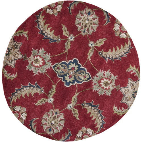 Florence 4587 Ruby Allover Mahal size - 8 ft. by 10 ft.