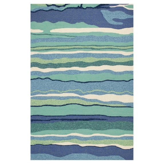 KAS Rugs Harbor 4216 Lagoon Indoor/Outdoor Area Rug - Walmart.com