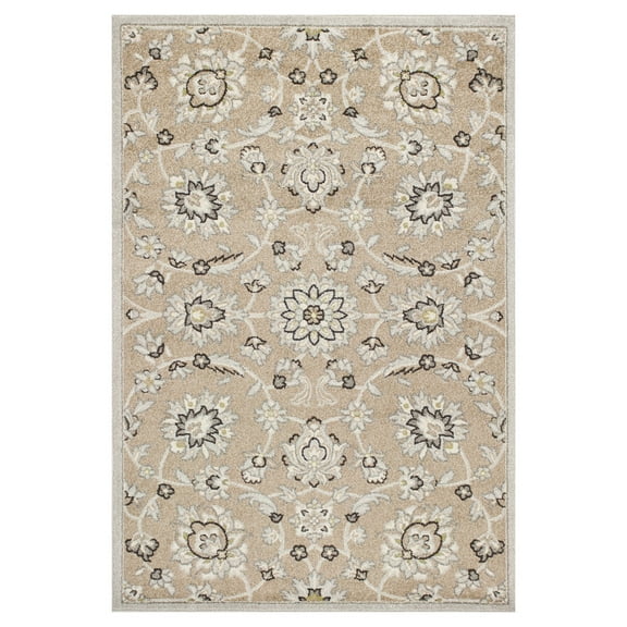 Lucia 2752 Beige/Grey Verona 3'3" x 4'11" Size Area Rug