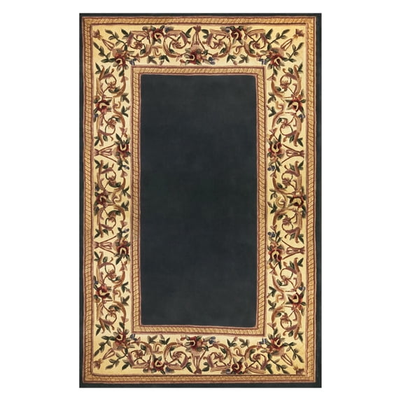 KAS Rugs Ruby 89 Floral Border Area Rug