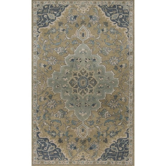 KAS Samara 8'6" x 11'6" Hand-Tufted Wool Rug in Taupe