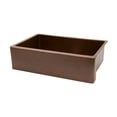thumbnail image 1 of KASB33229 33'' Copper Kitchen Apron Single Basin Sink, 1 of 3