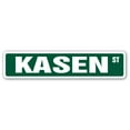 thumbnail image 1 of KASEN Street Sign Childrens Name Room Sign | Indoor/Outdoor |  36" Wide, 1 of 5