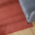 thumbnail image 1 of KASENTEX  Area Rug Contemporary Modern Soft Cozy Solid Colors 5' x 8' - Red, 1 of 5