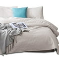 thumbnail image 1 of KASENTEX Coverlet Quilt Set-Pre Washed-Luxury Microfiber Soft Warm Bedding-Solid Colors Bedspread-Contemporary Star Design, KING + 2 King Shams, SAND BEIGE, 1 of 6