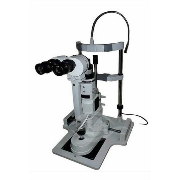 KASHSURG 2-Step Slit Lamp Model Z - Binocular Microscope with 10x & 15x Eye Pieces, Slit Width Adjustment, Halogen Light Source, and Multi-Filter Options for Precise Eye Examination..