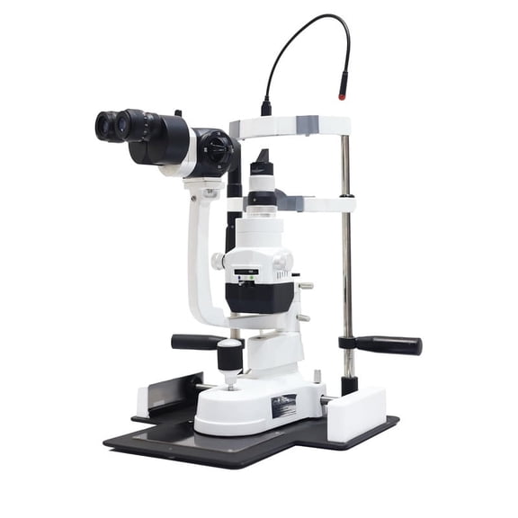 KASHSURG 3-Step Slit Lamp  Zeis Type Optical Microscope  LED Illumination  Professional Ophthalmic Equipment Without Tonometer for Optometrists & Eye Clinics..
