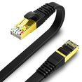 thumbnail image 1 of KASIMO 60ft Cat8 Flat Ethernet Cable High Speed Flat Internet Network LAN Cable 40Gbps 2000MHz SFTP Network Patch Cord with Gold Plated RJ45 Connector for Modem, Router, Switch, Gaming, Xbox, 1 of 3