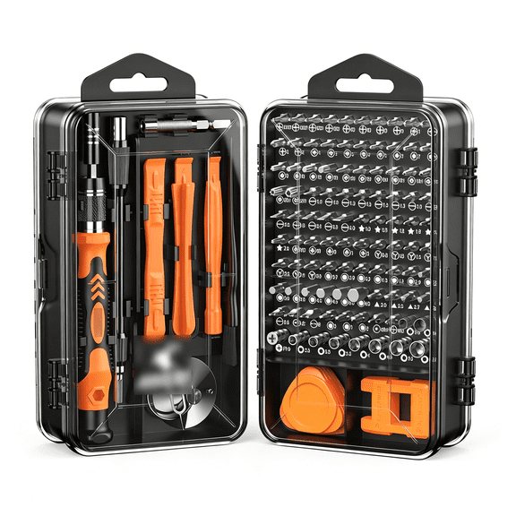 KASIU 117 in 1 Precision Screwdriver Set,Mini Tool Kit with Torx Phillips | Magnetic Repair Kit for Computer,Macbook,Laptop,Pc,Rc Iphone,Electronics,Xbox,Glasses