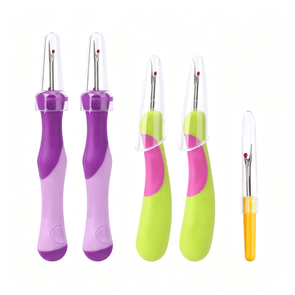 KASIU 5Pcs Seam Ripper for Sewing,Stitch Remover Tool Sewing Stitch Remover Thread Puller Cutter for Needlepoint Embroidery Diy Craft Cross Stitching Needlework Supplies Accessories