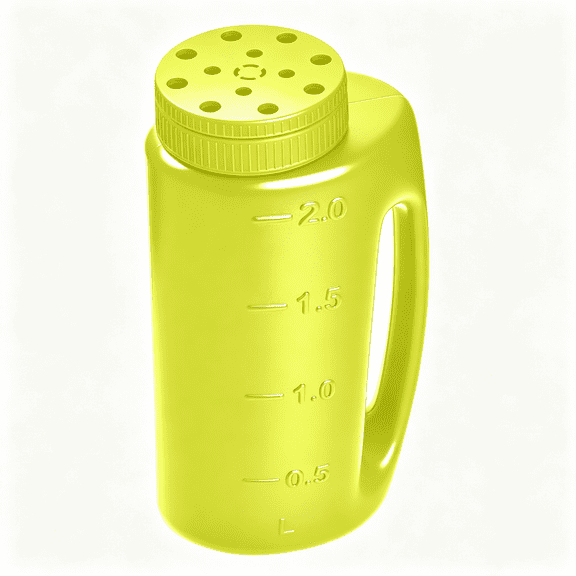 KASIU Adjustable Handheld Seed Shaker Hand Spreader-Capacity Multi-Purpose Spreader for Fertilizer,Grass Seed,Ice Melt&Lawn Care-Even-Coverage Seed Spreader,Green