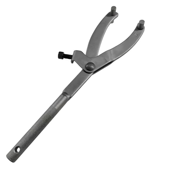 KASIU Adjustable Locking Spanner Wrench, Fly Wheel Clutch Hub Rotor Sprockets Wrench Holder, Flywheel Puller Fan Clutch Removal Tool for Scooter Motorcycle Accessories