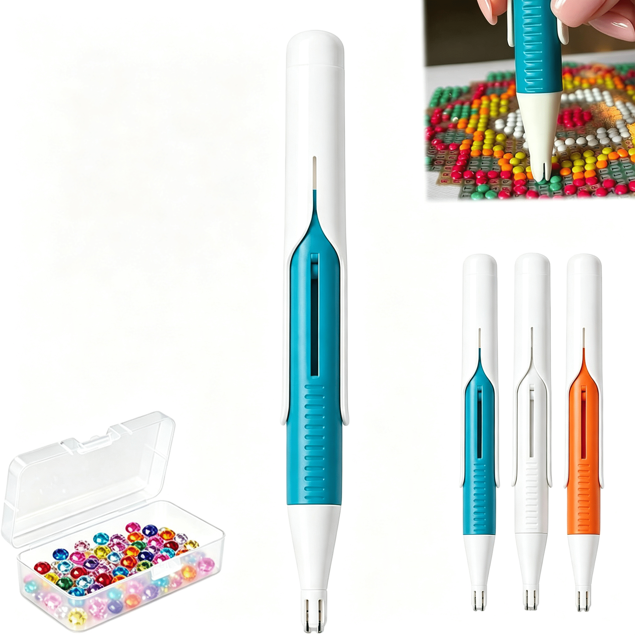 KASIU Automatic Diamond Painting Bead Dispenser,No Wax Needed Art Pen ...