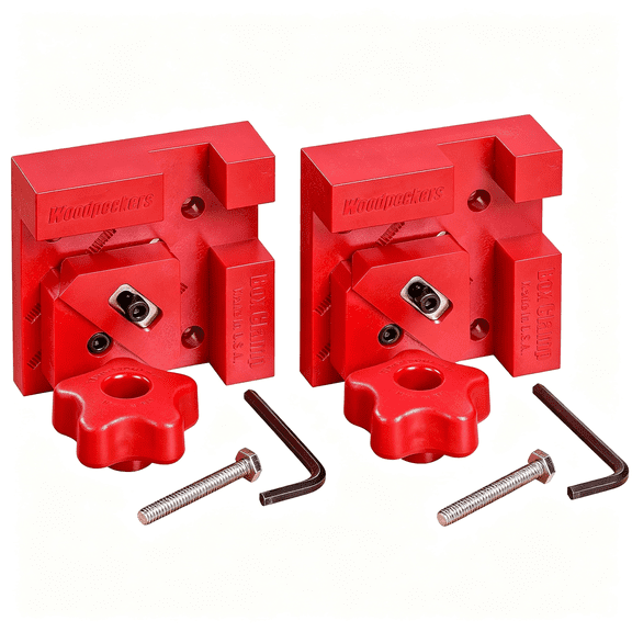 KASIU Box Clamps,2 Pack,Versatile Woodworking Clamps for Quick and Easy 90 Degree Joints Fast&Accurate Setup Corner Clamps for Woodworking