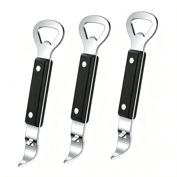 KASIU Can Punch Bottle Opener,Manual Stainless Steel Can Punch Opener Durable,3 Pack