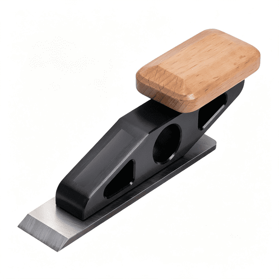 KASIU Chisel Plane with Flat Blade Compact Edge Trimming Tool for Woodworking,Plug Trimming,Joinery Cleanup Includes Wrench,Precise Wood Chisels for Woodworking