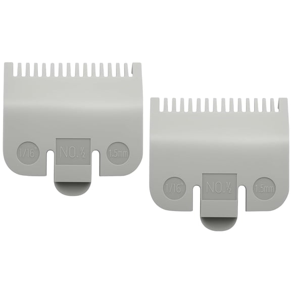 KASIU Compatible with Clipper Guards Set,1.5Mm #3137-101,#1/16'',2Pack.,Compatible with 1/2 Clipper Guard,Replacement Guide Comb.2Pack Clipper Guards