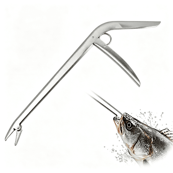 KASIU Fish Hook Remover Tool, Stainless Steel Dehooker Extractor Pliers | 11-1/2 Inch Length, Serrated Jaw and Tight Grip, for Freshwater and Saltwater Fishing