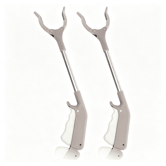 KASIU Grabber Tool,2Pc Grabber Reacher Tool 16In Trash Litter Picker Grabber Stick for Elderly Kids Senior Reacher Claw Rubbish Tong Arm Extension Grabber
