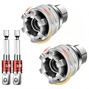 KASIU Multi-Function Universal Socket Wrench Tool Universal Maintenance Tool 10-19Mm Universal Adjustable Socket Wrench Universal Socket Tool 3/8" Drive Ratchet Torque Wrench Power Drill