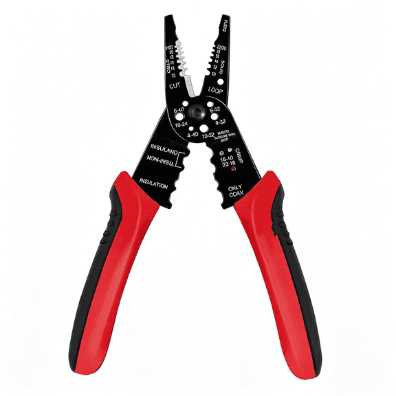 KASIU Professional 8-Inch Wire Stripper/Wire Crimping Tool,Wire Cutter,Wire Crimper,Cable Stripper,Wiring Tools and Multi-Function Hand Tool Crimper