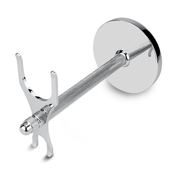 KASIU Safety Razor and Shaving Brush Stand,Extra Wide Openings,Wider Base,Manly Look Wider Base Safety Razor Stand