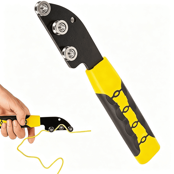KASIU Stainless Steel Straightener Tool,Professional Manual Cable Untwisting and Bending Device for Electricians,Multi-Function Wire Alignment Accessory for Telecom and Electrical Box Projects