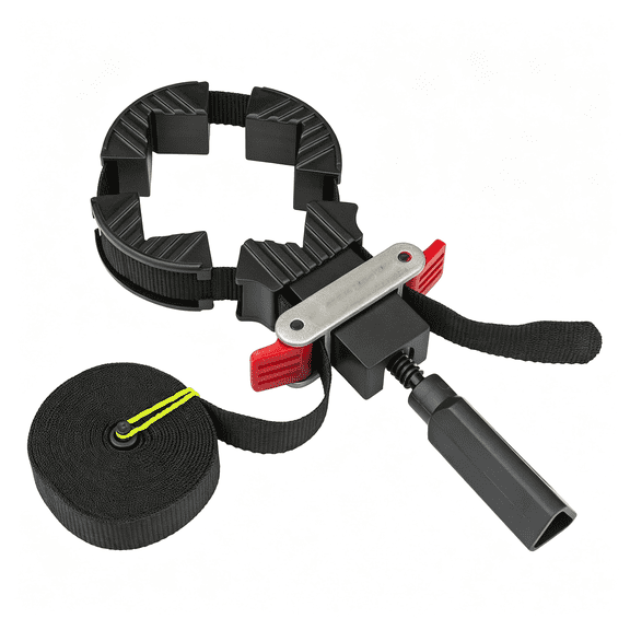 KASIU Strap Clamps for Woodworking Quick Release Band Clamps,Adjustable Picture Frame Clamp,13 Ft Strap Belt Clamp for Cabinets and Drawers Fast Release Mechanism Band Clamp