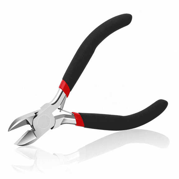 KASIU Wire Cutters,Small Side Cutters for Crafts,Flush Cutting Pliers for Jewelry Making,Floral Wire Cutters for Artificial Flowers,Zip Tie Cutters for Cable Tie,Wire Cutting Tool for Guitar