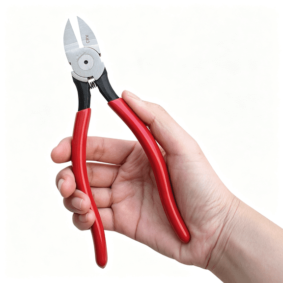 KASIU Wire Flush Cutters, 7-Inch Side Cutter Clippers,C-Rv Ultra Flush Cut Pliers, Heavy Duty Wire Cutters for Crafts,Artificial Flowers,Jewelry Making, Electrical & Any Clean Cut Needs