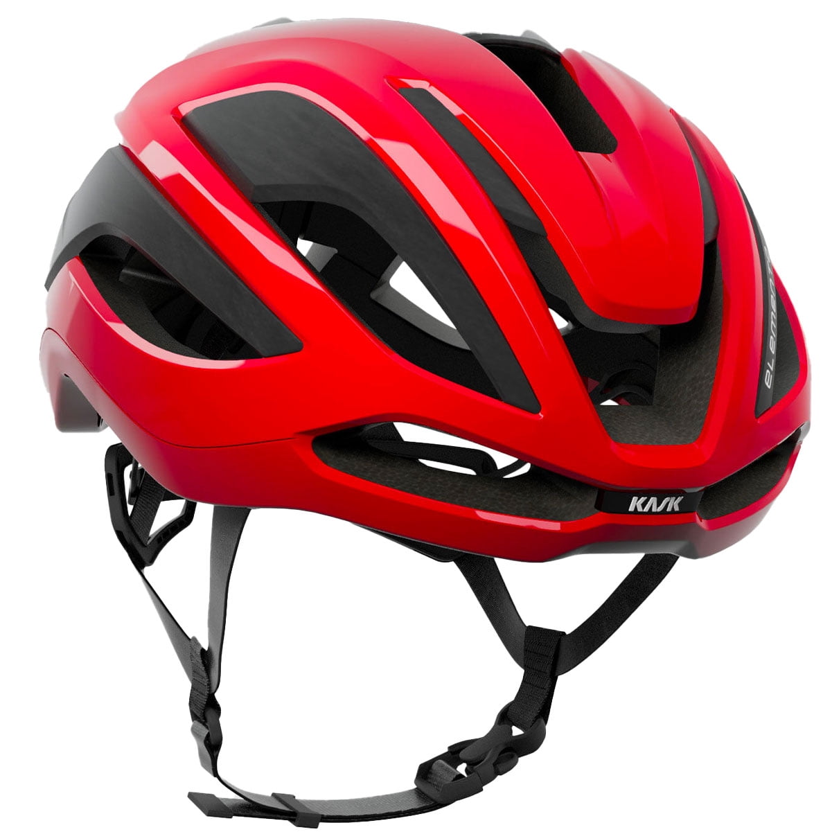 KASK Elemento Cycling Helmet, Color: Red, Size: L (CHE00101-204-062)