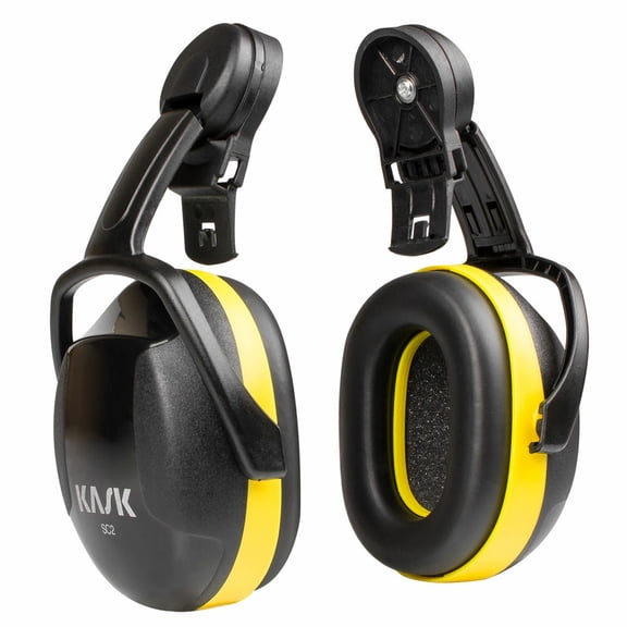 KASK SC2 Yellow Ear Defenders (fits Super Plasma & Zenith helmets)