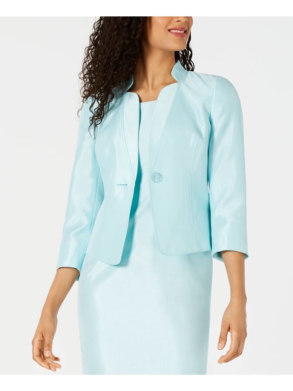 Womens Aqua Wear To Work Jacket Size 16