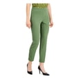 thumbnail image 1 of KASPER Womens Green Textured Slim Seersucker Wear To Work Straight leg Pants XL, 1 of 4