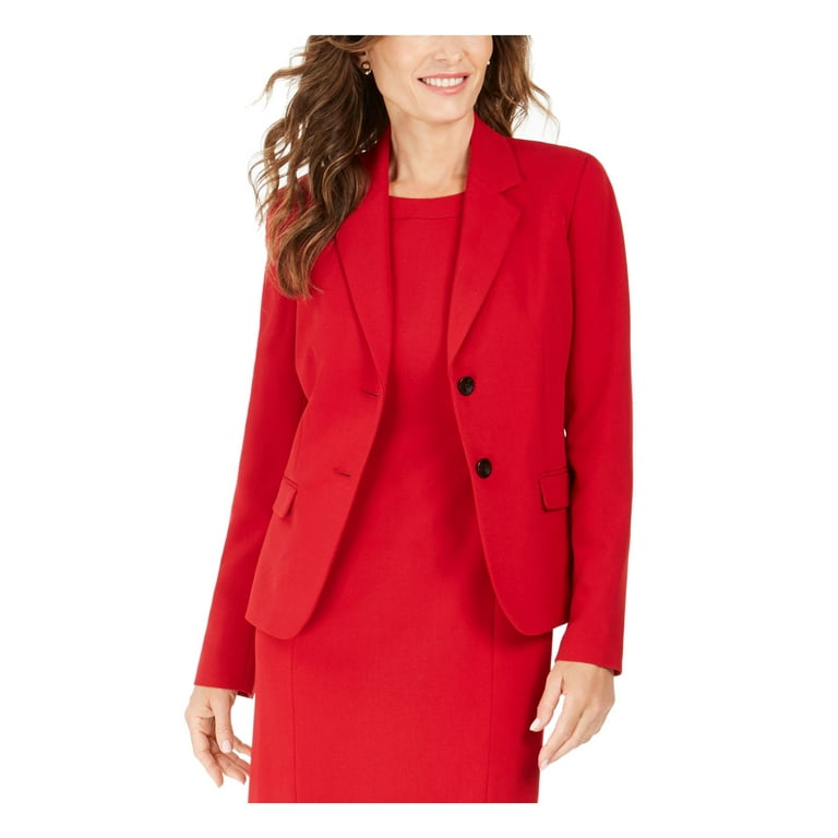 Kasper red suit shops