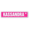 thumbnail image 1 of KASSANDRA Street Sign Childrens Name Room Sign | Indoor/Outdoor |  18" Wide, 1 of 5