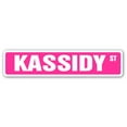 thumbnail image 1 of KASSIDY Street Sign Childrens Name Room Sign | Indoor/Outdoor |  24" Wide, 1 of 5