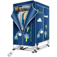 thumbnail image 1 of KASYDoFF Clothes Dryer Portable 1500W 1.7 Meters 3-Tier Foldable Clothes Drying Rack Energy Saving (Anion) Clothing Dryers Digital Automatic Timer with Remote Control for Apartment Hous, 1 of 9