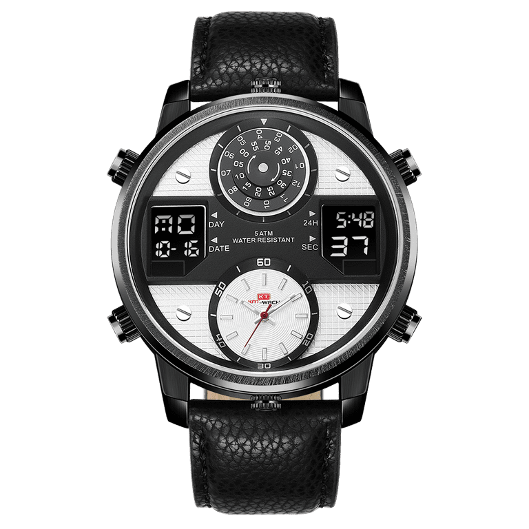 Maa　WTAPS TWOTONE BLACKWATCH Two-Tone Noir | Legacy Slim Men's Dress Watch Collection | MVMT