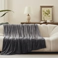 thumbnail image 1 of KATA Electric Heated Blanket Throw, 50" x 60" Flannel Blanket with 6 Heating Levels, 2-10 Timer Settings, Machine Washable,Grey, 1 of 7