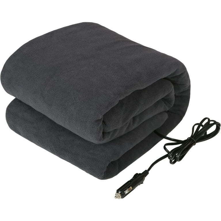 Blanket Car Electric, Châle Chauffant USB Et Couverture Lap Lapel  électrique,Cape Chauffante, Toison Chauffée Voyage Couverture 12V pour  Voiture