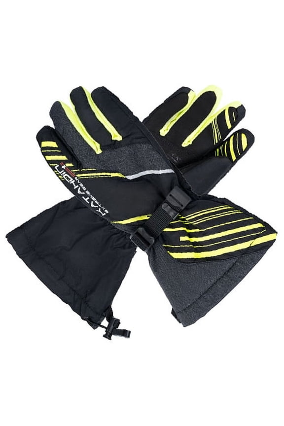 KATAHDIN GEAR GUNNER GLOVES BLACK/GREY/HI-VIZ - 2X-LARGE