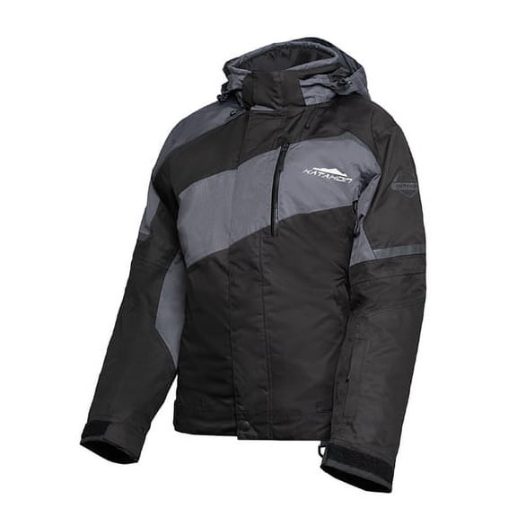 KATAHDIN GEAR RECON JACKET WOMENS, BLACK/GREY - X-LARGE